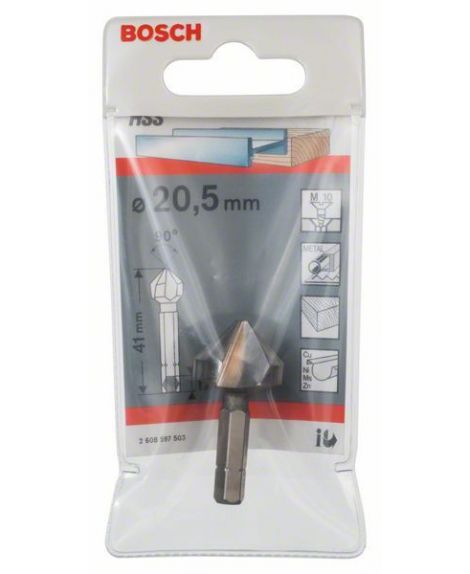 BOSCH Pogłębiacze stożkowe 20,5, M 10, 41 mm, 1_4"