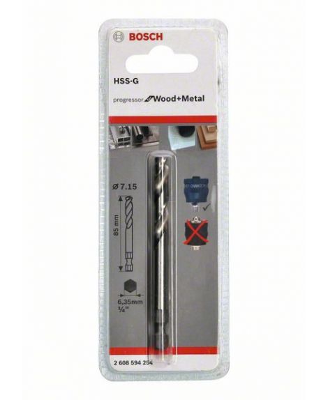 BOSCH Wiertło prowadzące Plus HSS-G Ø7,15 × 85 mm