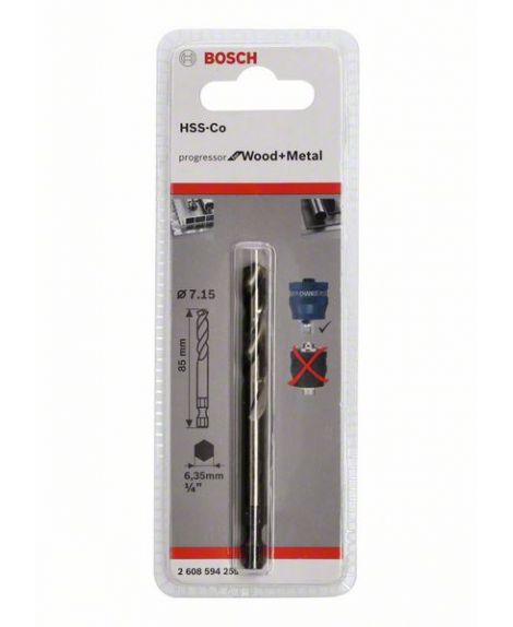 BOSCH Wiertło prowadzące Plus HSS-Co Ø7,15 × 85 mm