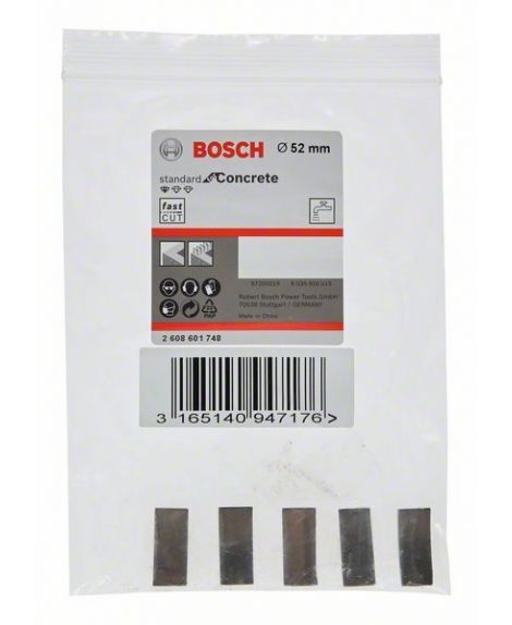 BOSCH Segmenty do diamentowych koronek wiertniczych Standard for Concrete 5- 10 mm