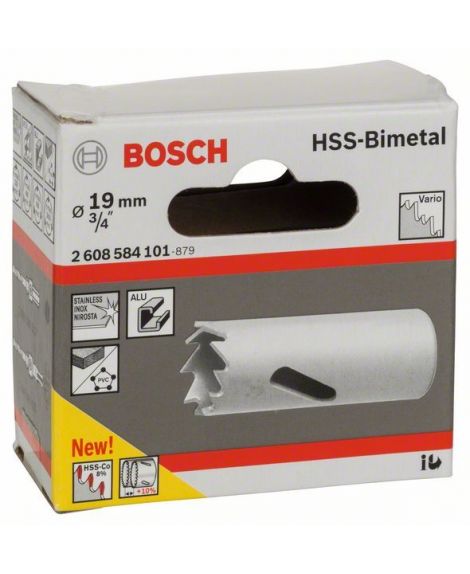 BOSCH Piła otwornica HSS-Bimetal do adapterów standardowych 19 mm, 3_4"