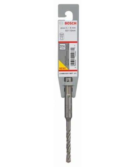 BOSCH Wiertła do młotów SDS plus-3 6 x 50 x 110 mm