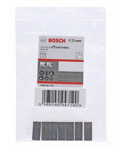 BOSCH Segmenty do diamentowych koronek wiertniczych Standard for Concrete 7- 10 mm