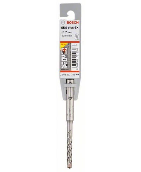 BOSCH Wiertła do młotów SDS plus-5X 7 x 50 x 110 mm