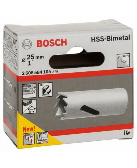 BOSCH Piła otwornica HSS-Bimetal do adapterów standardowych 25 mm, 1"