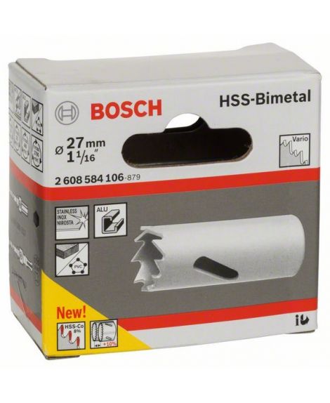 BOSCH Piła otwornica HSS-Bimetal do adapterów standardowych 27 mm, 1 1_16"