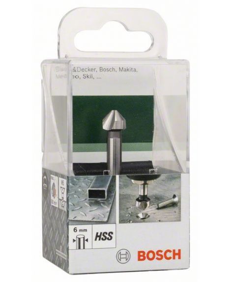 BOSCH Pogłębiacze stożkowe, HSS, trzyostrzowe, DIN 335 D - 10,4 mm- M 5