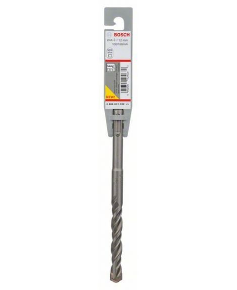 BOSCH Wiertła do młotów SDS plus-3 12 x 100 x 160 mm