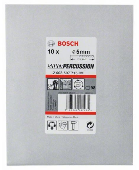 BOSCH Wiertła do betonu CYL-3 5 x 50 x 85 mm, d 4,5 mm