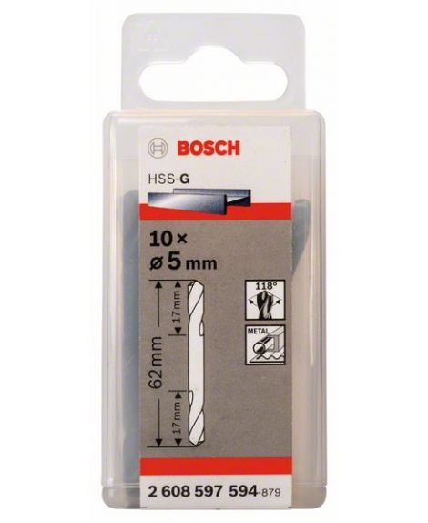 BOSCH Wiertła dwustronne 5 x 17 x 62 mm