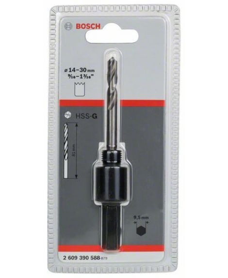 BOSCH Adapter sześciokątny 1_2" - 20 UNF, 14 – 30 mm