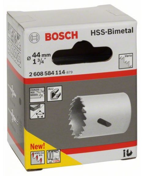 BOSCH Piła otwornica HSS-Bimetal do adapterów standardowych 44 mm, 1 3_4"