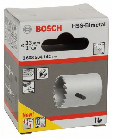 BOSCH Piła otwornica HSS-Bimetal do adapterów standardowych 33 mm, 1 5_16"