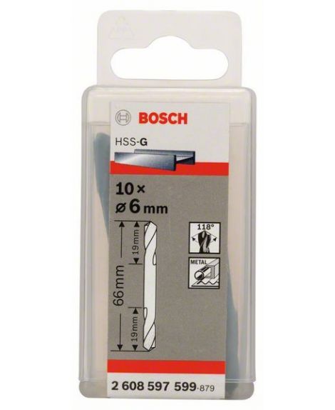 BOSCH Wiertła dwustronne 6 x 19 x 66 mm