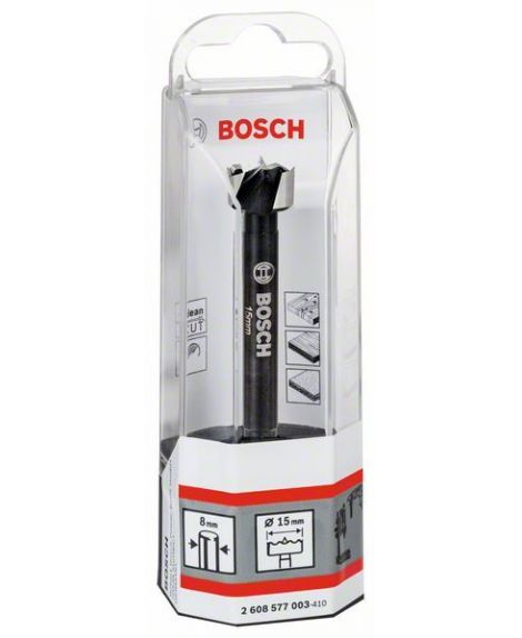 BOSCH Wiertło sednik 15 mm 15 x 90 mm, d 8 mm, toothed-edge