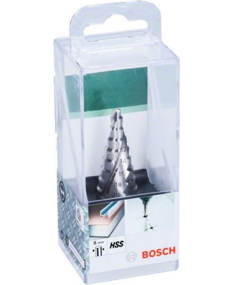 BOSCH Wiertło stopniowe HSS D - 4,0 - 20,0 mm- L - 75 mm