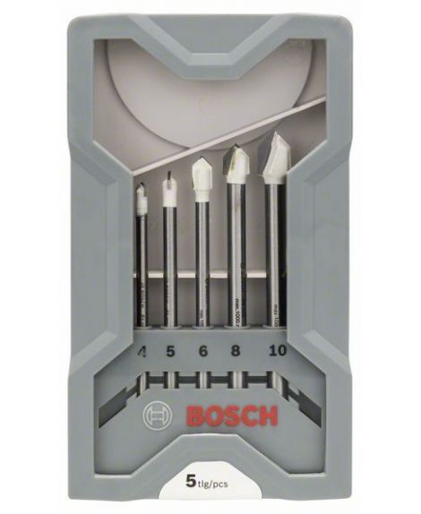 BOSCH 5-częściowy zestaw wierteł do płytek ceramicznych CYL-9 Ceramic 4,0- 5,0- 6,0- 8,0- 10,0 mm