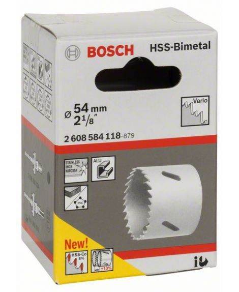 BOSCH Piła otwornica HSS-Bimetal do adapterów standardowych 54 mm, 2 1_8"