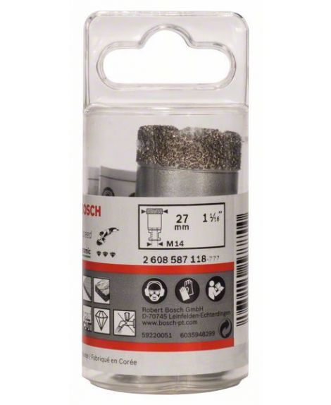 BOSCH Wiertła diamentowe do pracy na sucho Dry Speed Best for Ceramic 27 x 35 mm