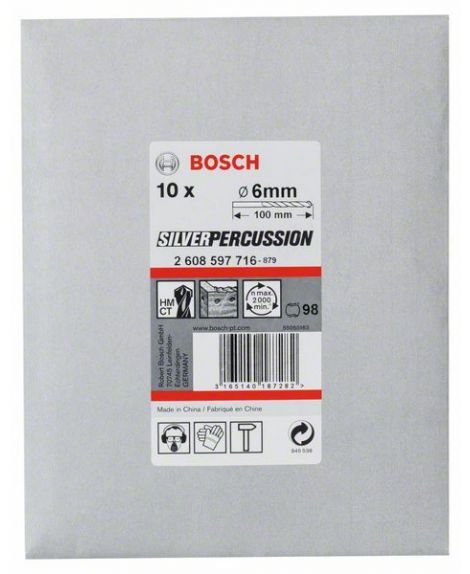 BOSCH Wiertła do betonu CYL-3 6 x 60 x 100 mm, d 5,5 mm