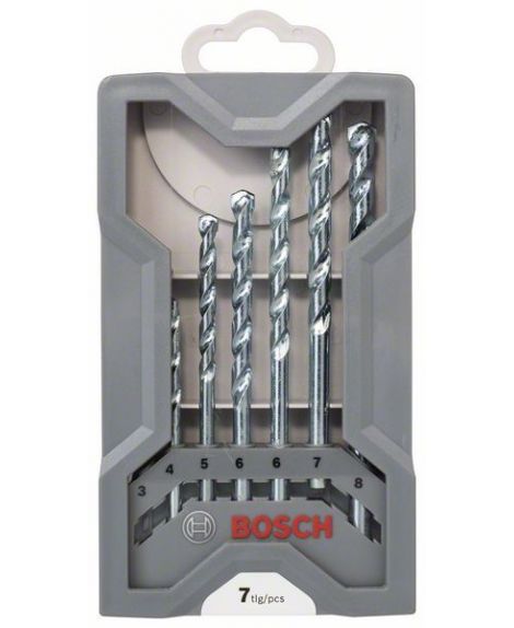 BOSCH 7-częściowy zestaw wierteł do kamienia CYL-1 3- 4- 5- 6- 6- 7- 8 mm