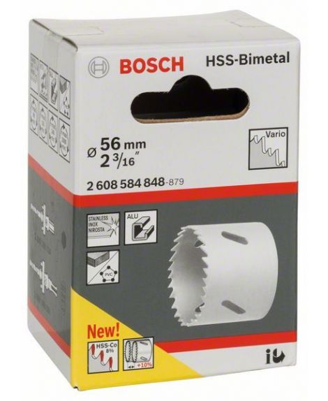 BOSCH Piła otwornica HSS-Bimetal do adapterów standardowych 56 mm, 2 3_16"