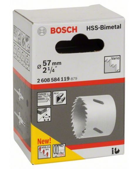 BOSCH Piła otwornica HSS-Bimetal do adapterów standardowych 57 mm, 2 1_4"