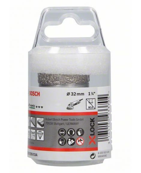 BOSCH Diamentowa przecinarka Best for Ceramic Dry Speed 32x35 z systemem X-LOCK 32 x 35 mm