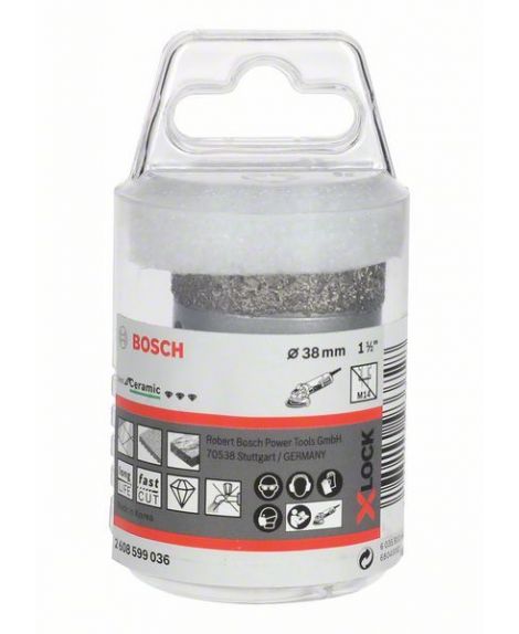 BOSCH Diamentowa koronka Best for Ceramic Dry Speed 38x35 z systemem X-LOCK 38 x 35 mm