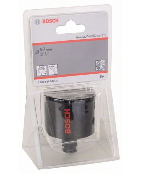 BOSCH Diamentowa piła otwornica Diamond for Hard Ceramics 57 mm, 2 1_4"