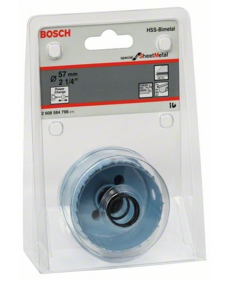 BOSCH Piła otwornica Sheet Metal 57 mm, 2 1_4"