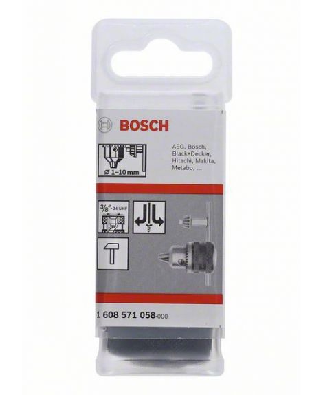 BOSCH Zębate uchwyty wiertarskie do 10 mm 1 – 10 mm, 3_8" - 24