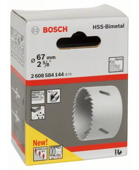 BOSCH Piła otwornica HSS-Bimetal do adapterów standardowych 67 mm, 2 5_8"