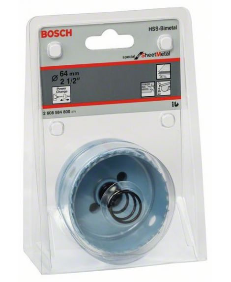 BOSCH Piła otwornica Sheet Metal 64 mm, 2 1_2"