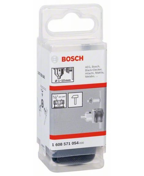 BOSCH Zębate uchwyty wiertarskie do 10 mm 1 – 10 mm, 1_2" - 20