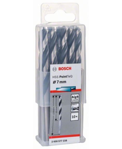 BOSCH Wiertło spiralne HSS PointTeQ 7,0 mm