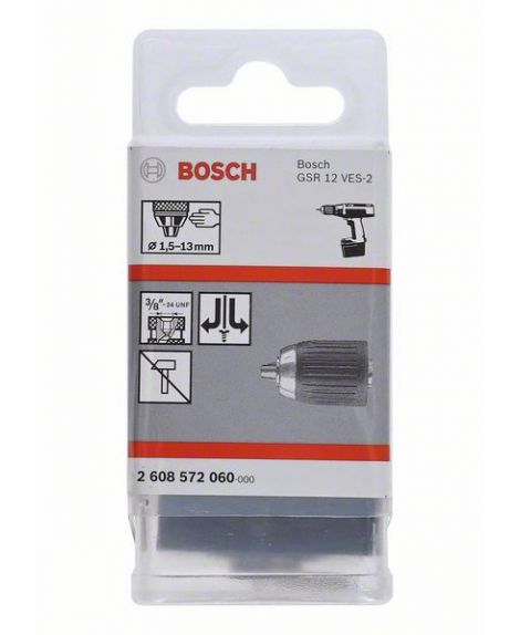 BOSCH Szybkozaciskowy uchwyt wiertarski do 13 mm 2 – 13 mm, 3_8" - 24