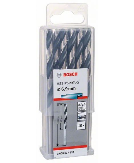 BOSCH Wiertło spiralne HSS PointTeQ 6,9 mm