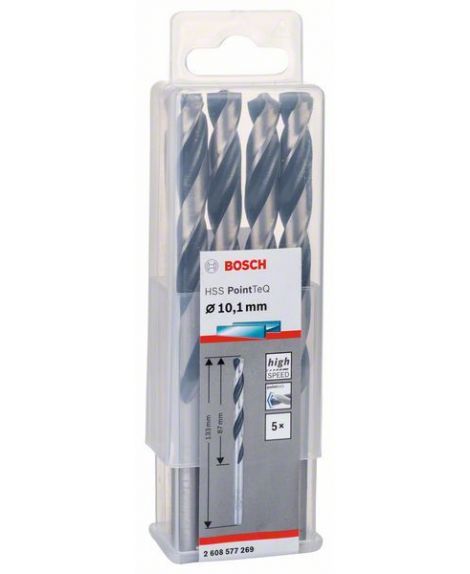 BOSCH Wiertło spiralne HSS PointTeQ 10,1 mm