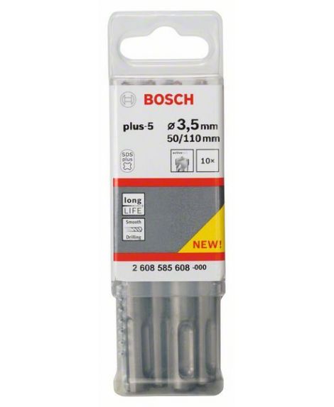 BOSCH Wiertła do młotów SDS plus-5 3,5 x 50 x 110 mm