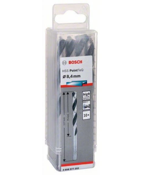 BOSCH Wiertło spiralne HSS PointTeQ 8,4 mm