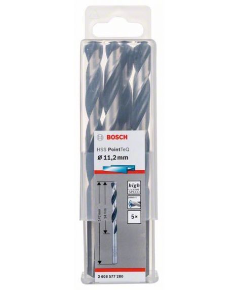 BOSCH Wiertło spiralne HSS PointTeQ 11,2 mm