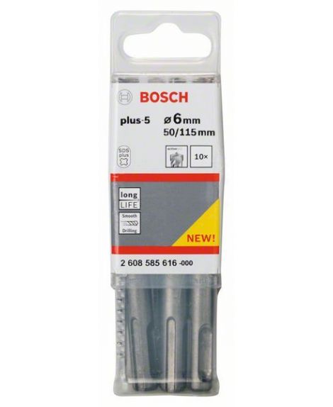 BOSCH Wiertła do młotów SDS plus-5 6 x 50 x 115 mm