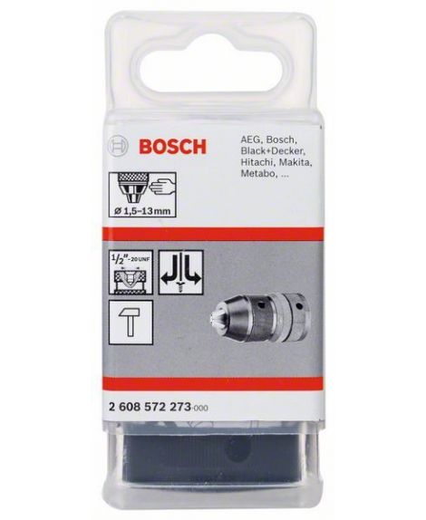 BOSCH Szybkozaciskowy uchwyt wiertarski SUPRA SK 1,5 - 13 E 1,5-13 mm