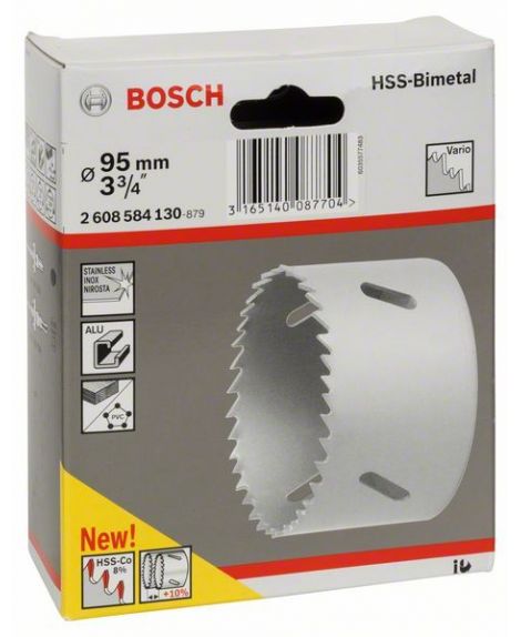 BOSCH Piła otwornica HSS-Bimetal do adapterów standardowych 95 mm, 3 3_4"