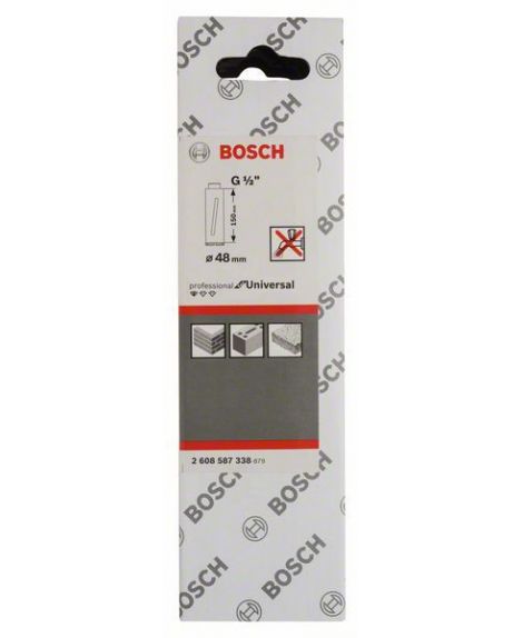 BOSCH Diamentowa koronka wiertnicza do pracy na sucho G 1_2" 48 mm, 150 mm, 3 segmenty, 7 mm