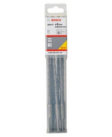 BOSCH Wiertła do młotów SDS plus-5 6 x 150 x 215 mm