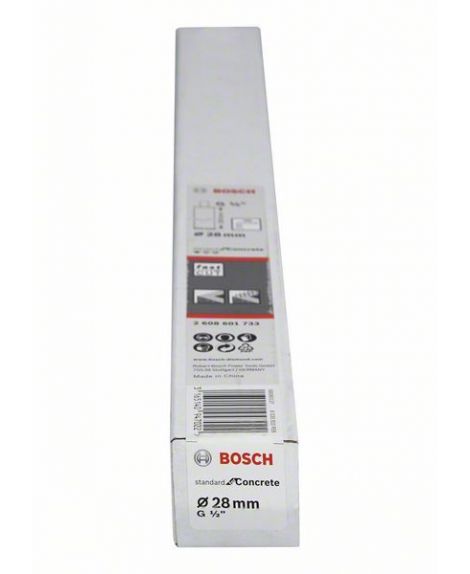 BOSCH Diamentowa koronka wiertnicza Standard for Concrete G 1_2" 28 mm, 300 mm, 3, 10 mm