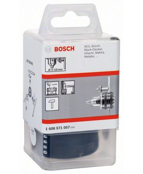 BOSCH Zębate uchwyty wiertarskie do 16 mm 3 – 16 mm, 5_8" - 16