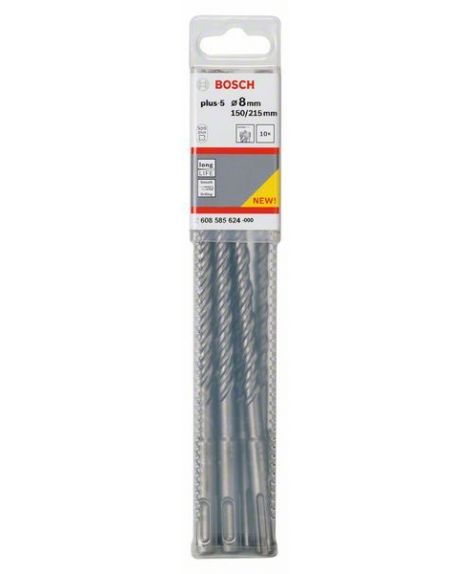 BOSCH Wiertła do młotów SDS plus-5 8 x 150 x 215 mm